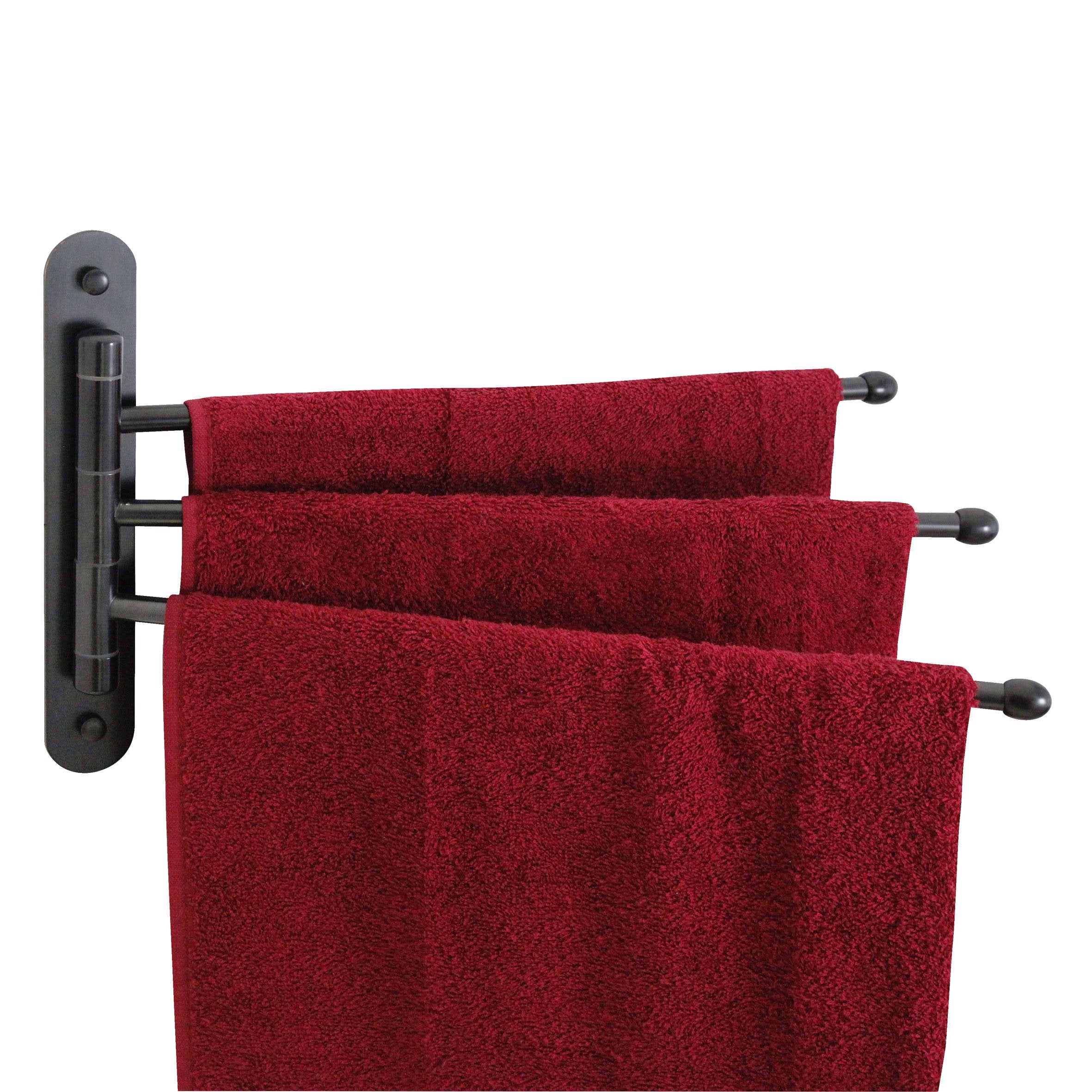 MODONA 15� Triple Swing Towel Bar (SS304) � Rubbed Bronze - 5 Year Warrantee