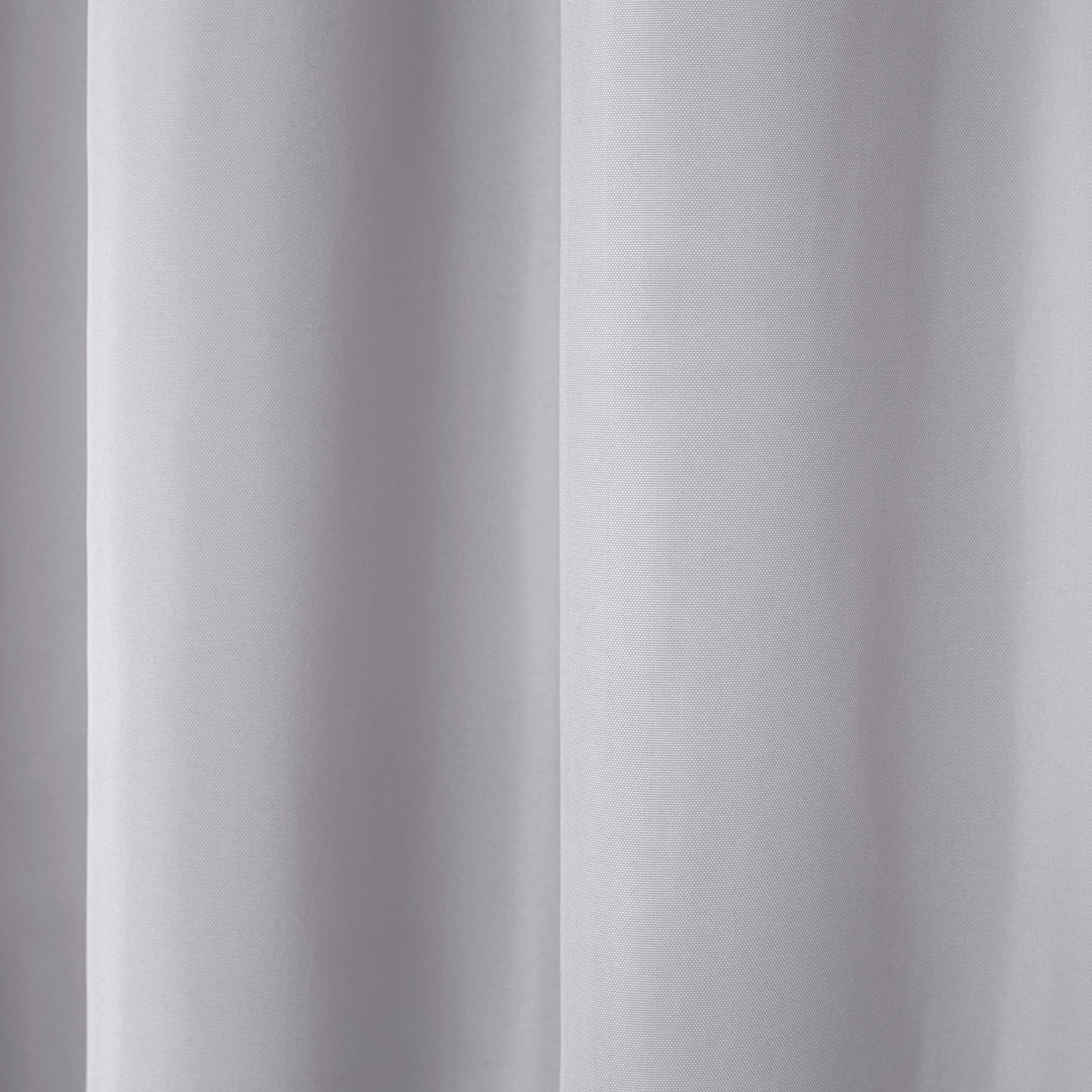 TOWN & COUNTRY BASICS Cabana Solid Heavyweight Indoor Outdoor Curtains, Light Filtering Opacity with Grommet Top, Water Repellent, 2-Pack Set, 54"x96", Cloud Grey