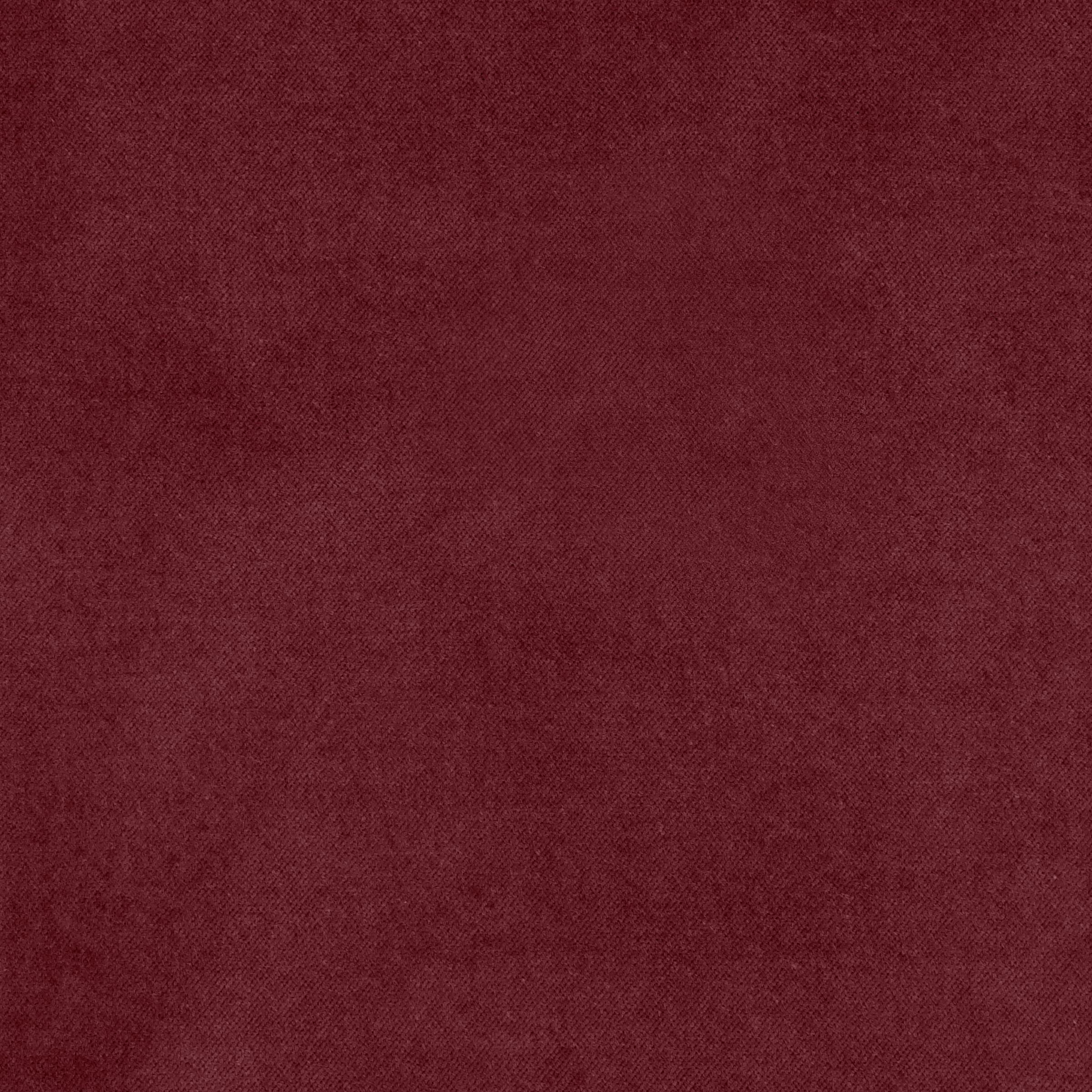 Eclipse Luxury Cotton Velvet 100% Blackout Rod Pocket Back Tab 96" x 50" Curtain Window Panel in Port