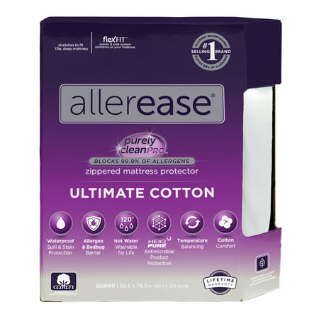 AllerEase Ultimate Mattress Protector - White (Full)