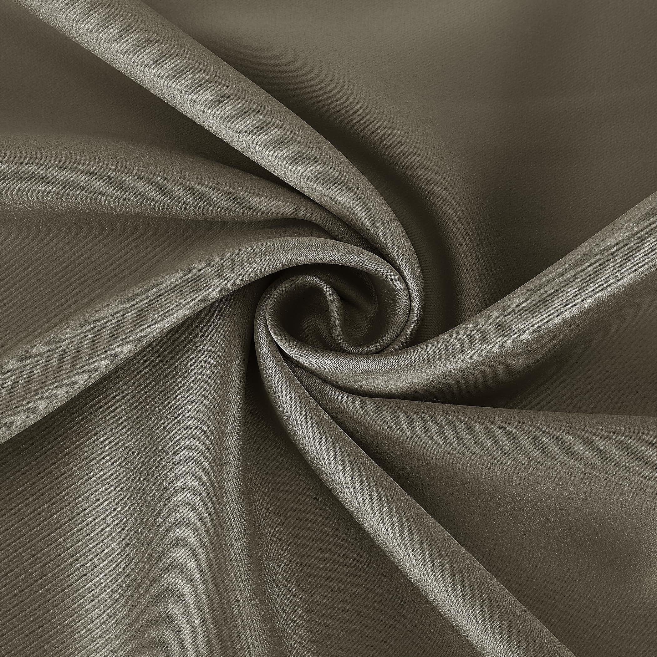 Sun Zero Nordic Theater Grade Extreme 100% Blackout Grommet Curtain Single Panel, 52" x 84", Taupe