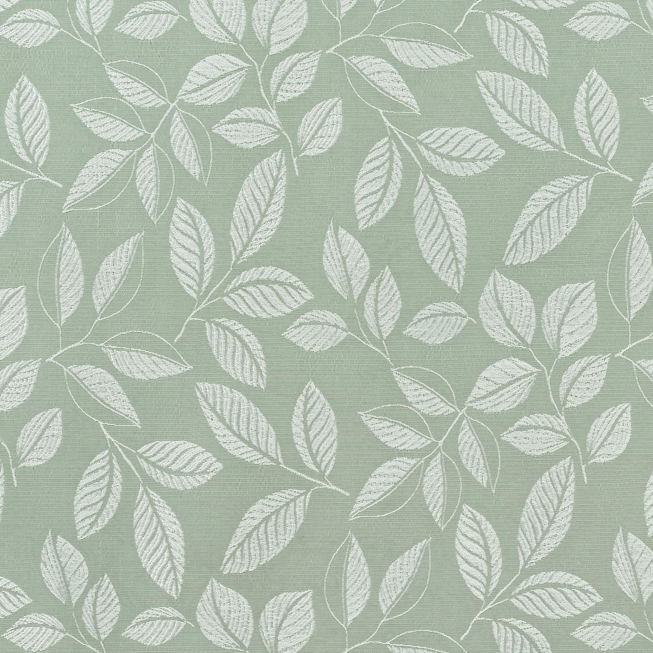 Sun Zero Satti Embroidered Leaf 100% Total Blackout Grommet Curtain Panel, Sage Green, 40" W x 84" L (1 Panel)