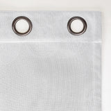 Sun Zero Tyrell Tonal Texture Draft Shield Fleece Insulated Total Blackout Grommet Curtain Panel, 50" x 84", Dove White