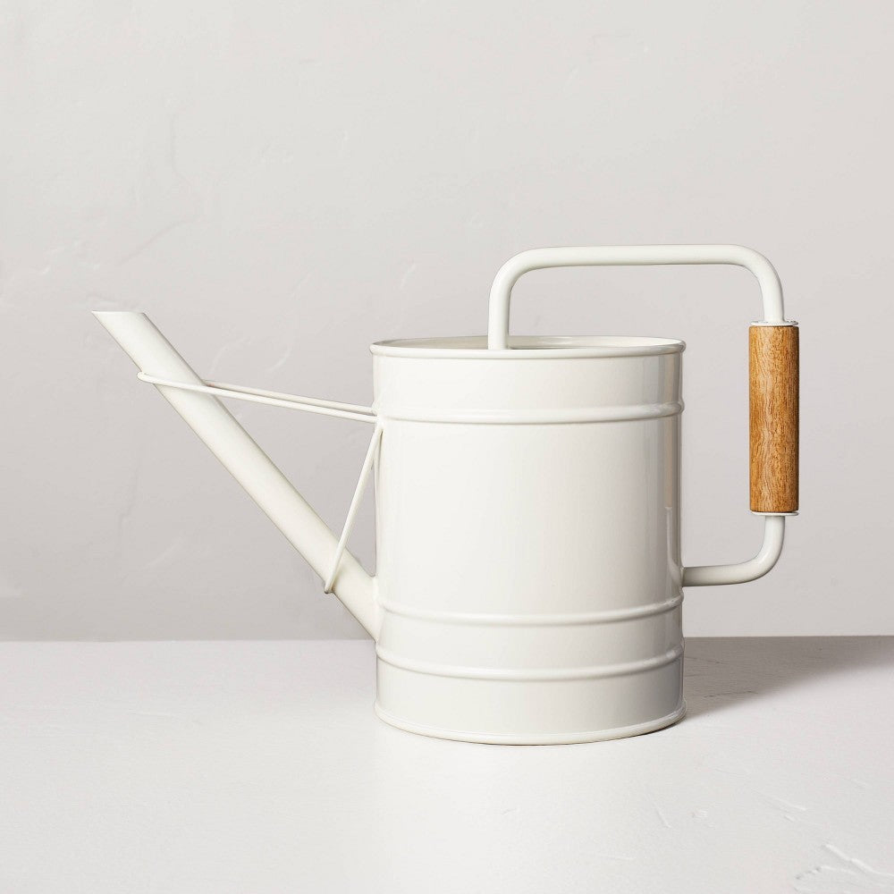 2.88L Painted Metal Watering Can Cream - Hearth & Hand™ with Magnolia