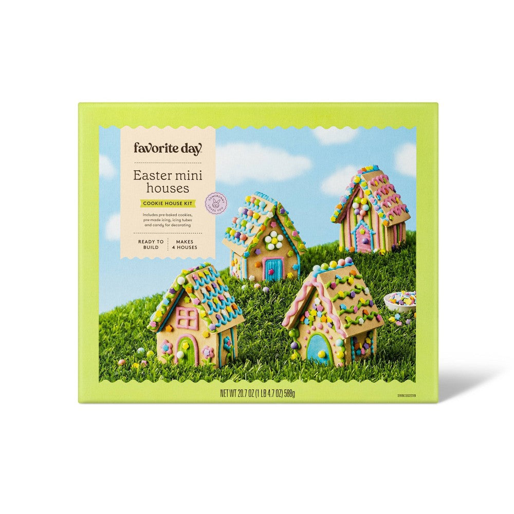 Easter Mini Houses Cookie House Kit - 20.48oz - Favorite Day