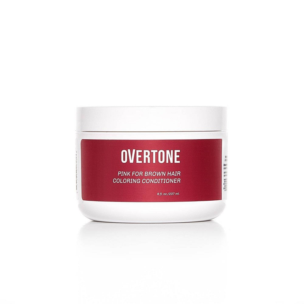 oVertone Hair Care Semi-Permanent Conditioner - Pink for Brown - 8 fl oz