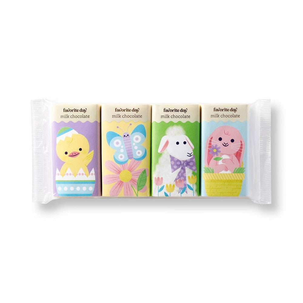 Easter Mini Milk Chocolate Bars - 2.1oz - Favorite Day