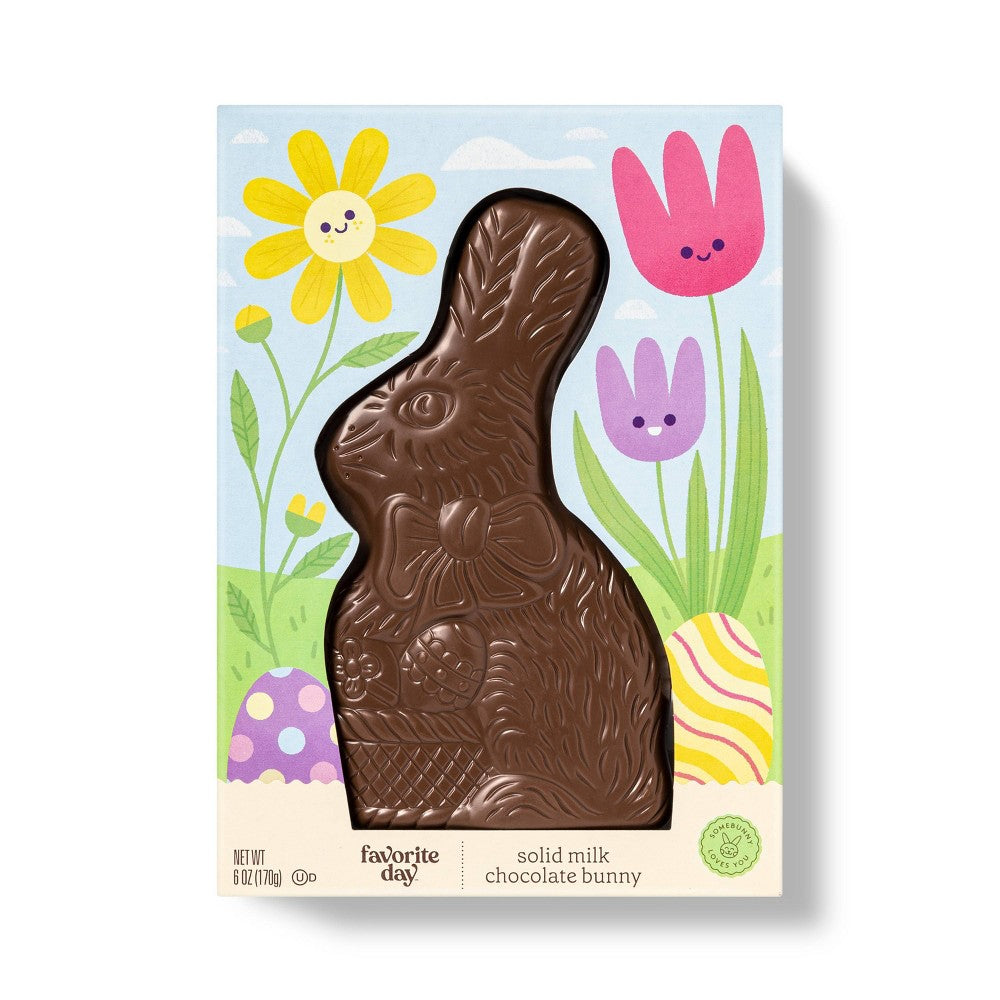 Easter Large Sitting Milk Chocolate Bunny - 6oz - Favorite Day