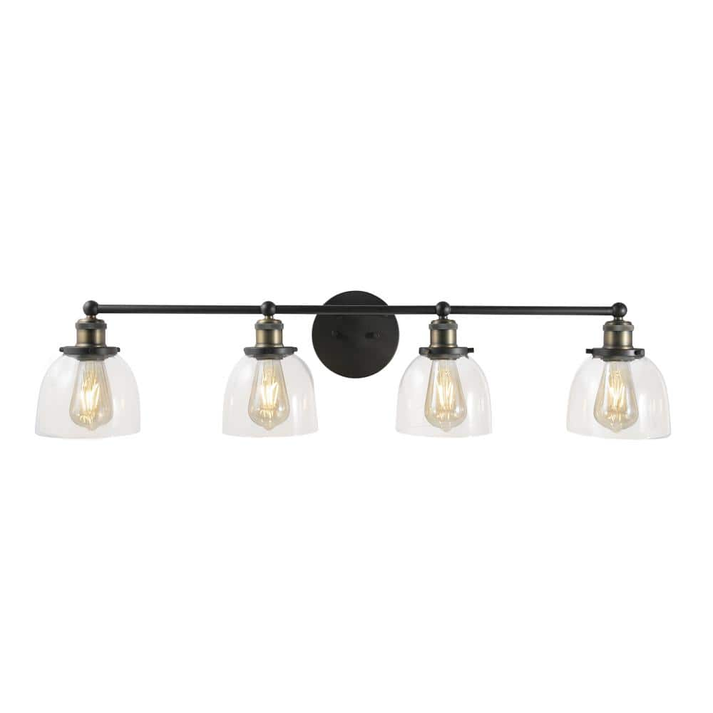 Home Decorators Collection Evelyn 4-Light Artisan Bronze Vanity Light