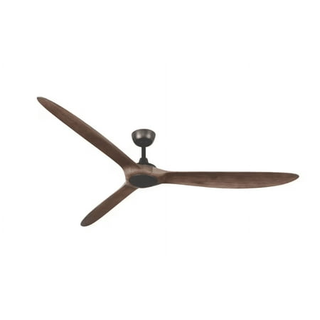 Home Decorators Collection Tager 72 in. Indoor/Outdoor Matte Black Smart Ceiling Fan with Remote Control Powered by Hubspace