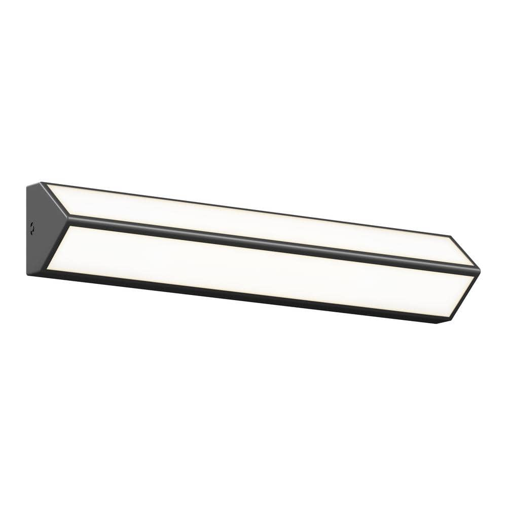 Preston 27 in 1 Light Black Modern Integrated LED 3 CCT Vanity Light Bar for Bathroom