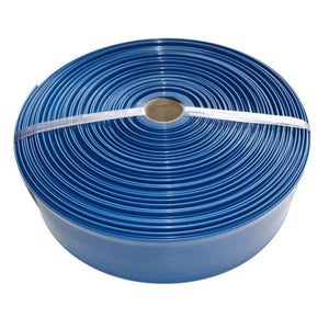 Everbilt 1-1/2 in. I.D. x 150 ft. Polyethylene Econo Flat Discharge Hose, Blue