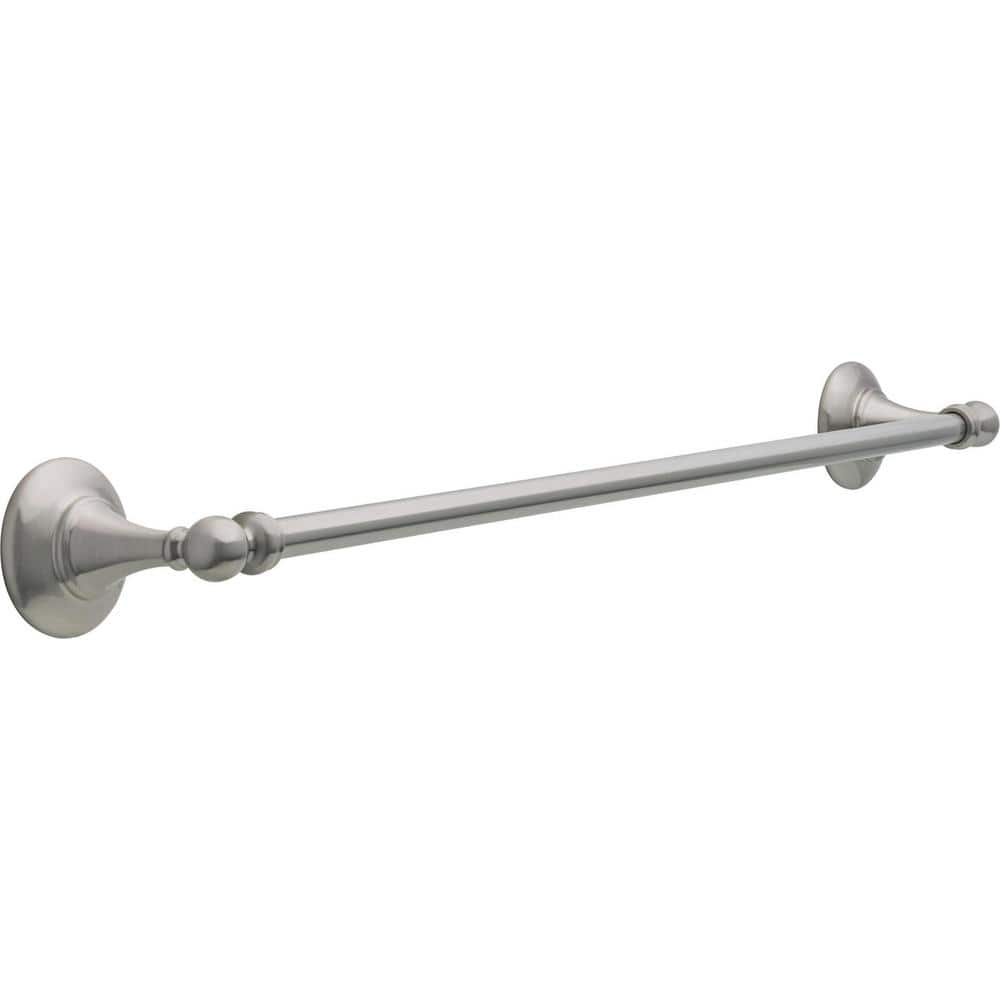 DELTA GRE24-BN Greenwich II Bath Hardware 24  Towel Bar Satin Nickel