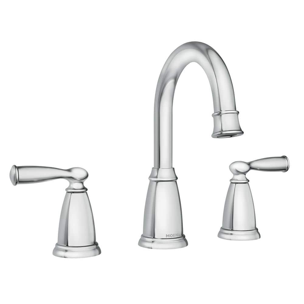 Moen Banbury Chrome Widespread Bathroom Sink Faucet 8 - 16 in.