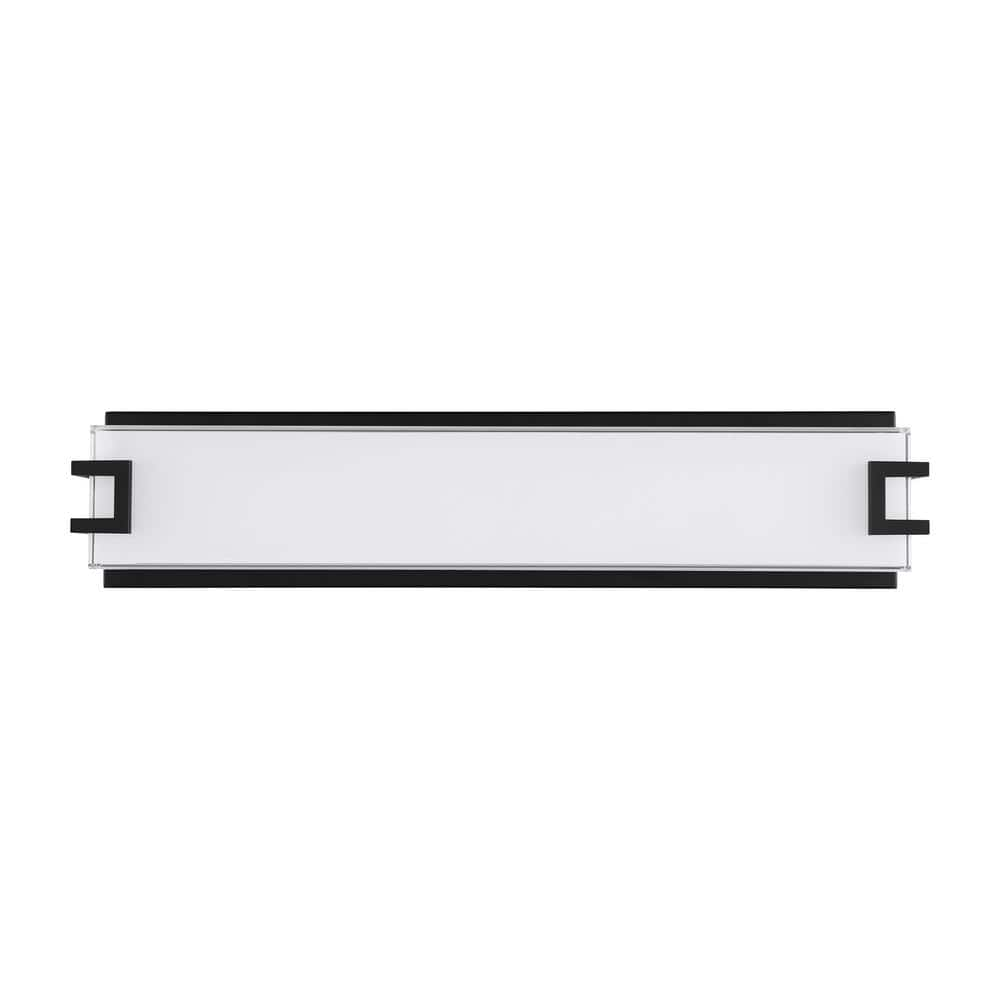 Home Decorators Collection Grandale 23.25 in. 1-Light Coal LED Bathroom Vanity Light Bar