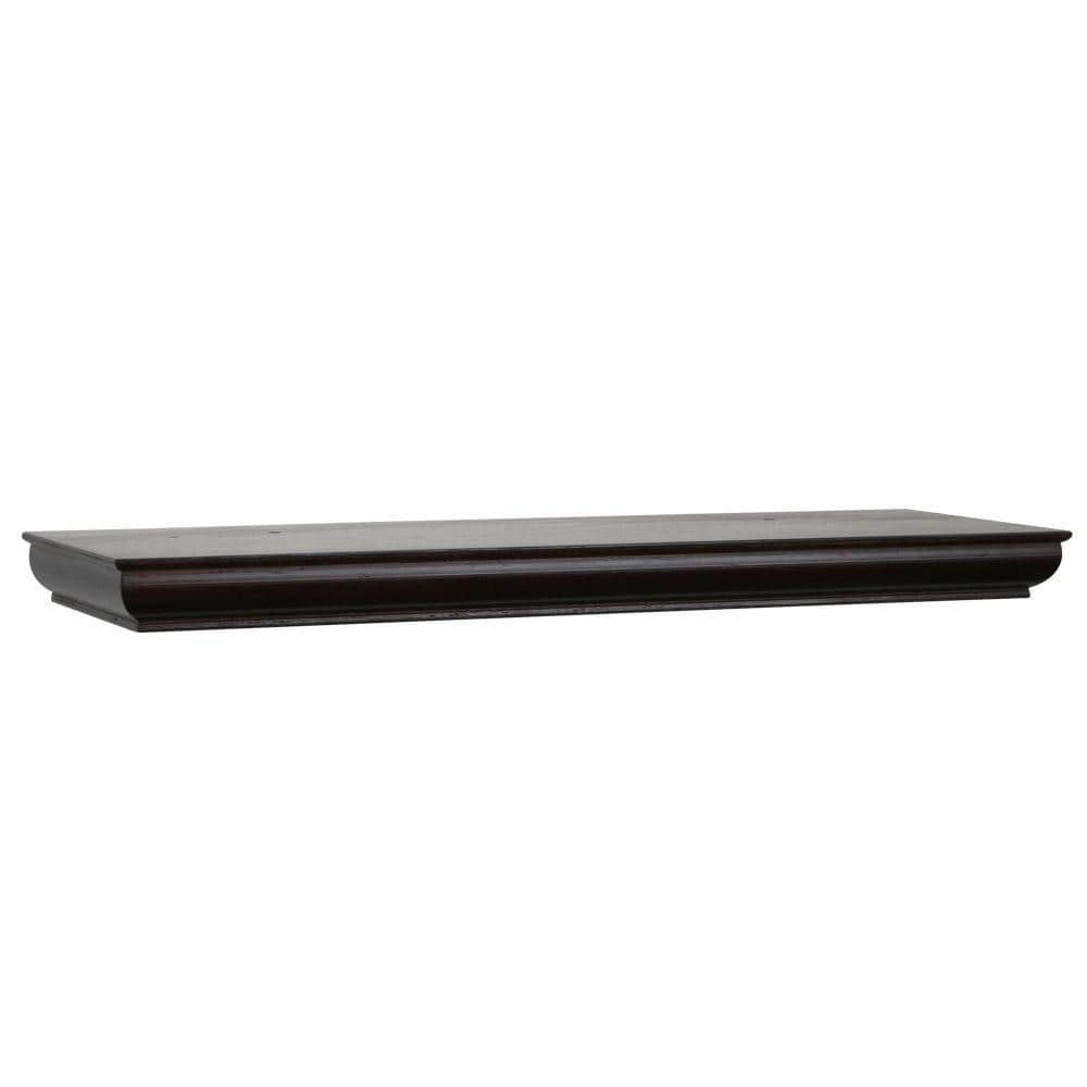 24 in. L x 8 in. W Profile Espresso Shelf