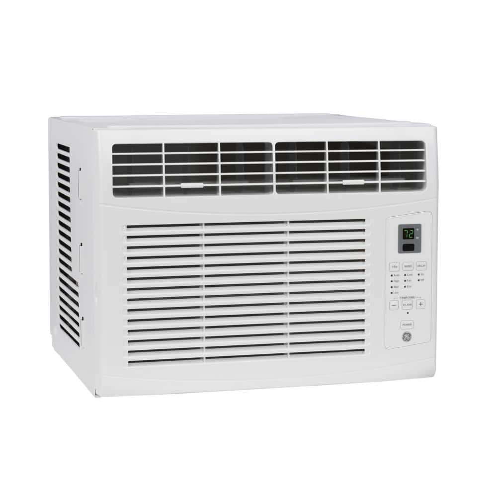 6,000 BTU 115V Window Air Conditioner Cools 250 Sq. Ft. with Remote Control in White