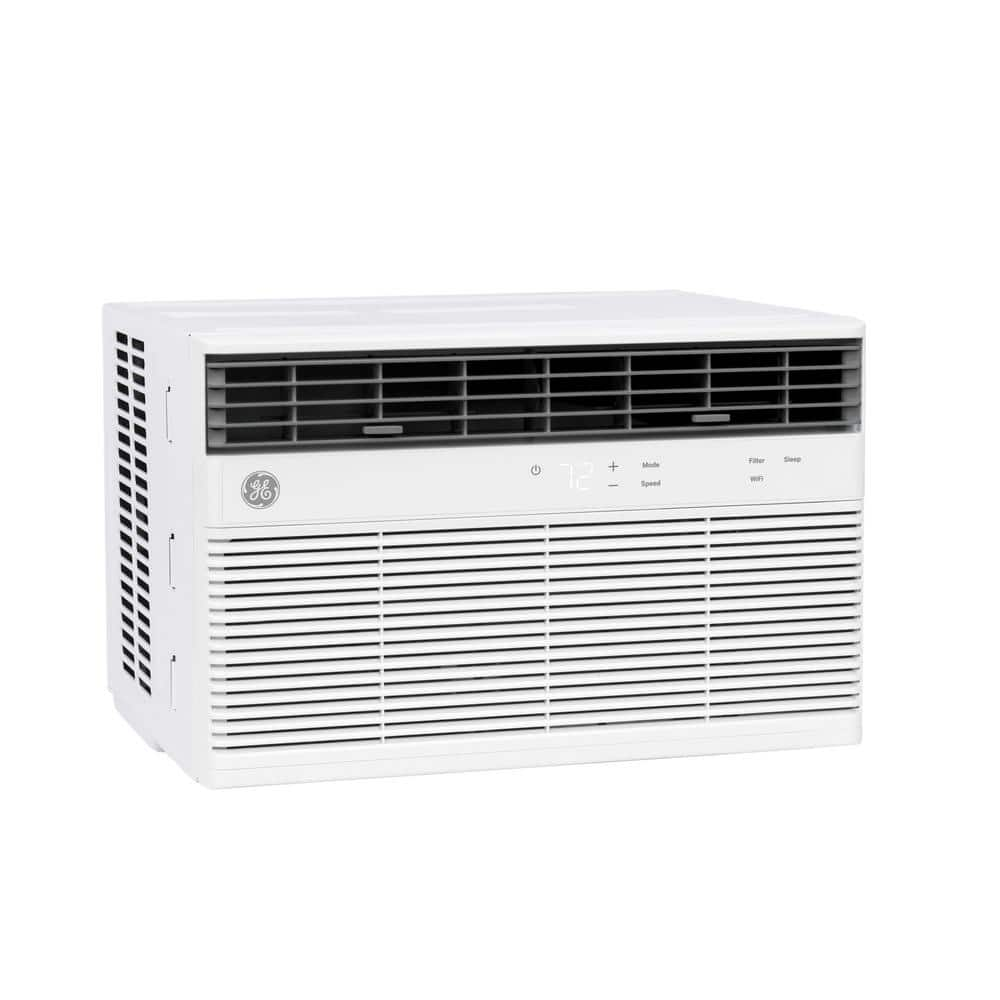 8,000 BTU 115-Volt Smart Window Air Conditioner for 350 Sq. Ft. in White with Wi-Fi and Remote