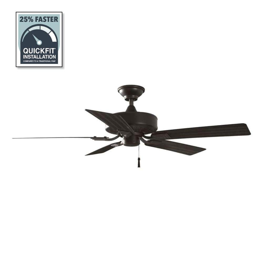 Hampton Bay Barrow Island 52 in. Natural Iron Ceiling Fan YG529-NI 1001681734