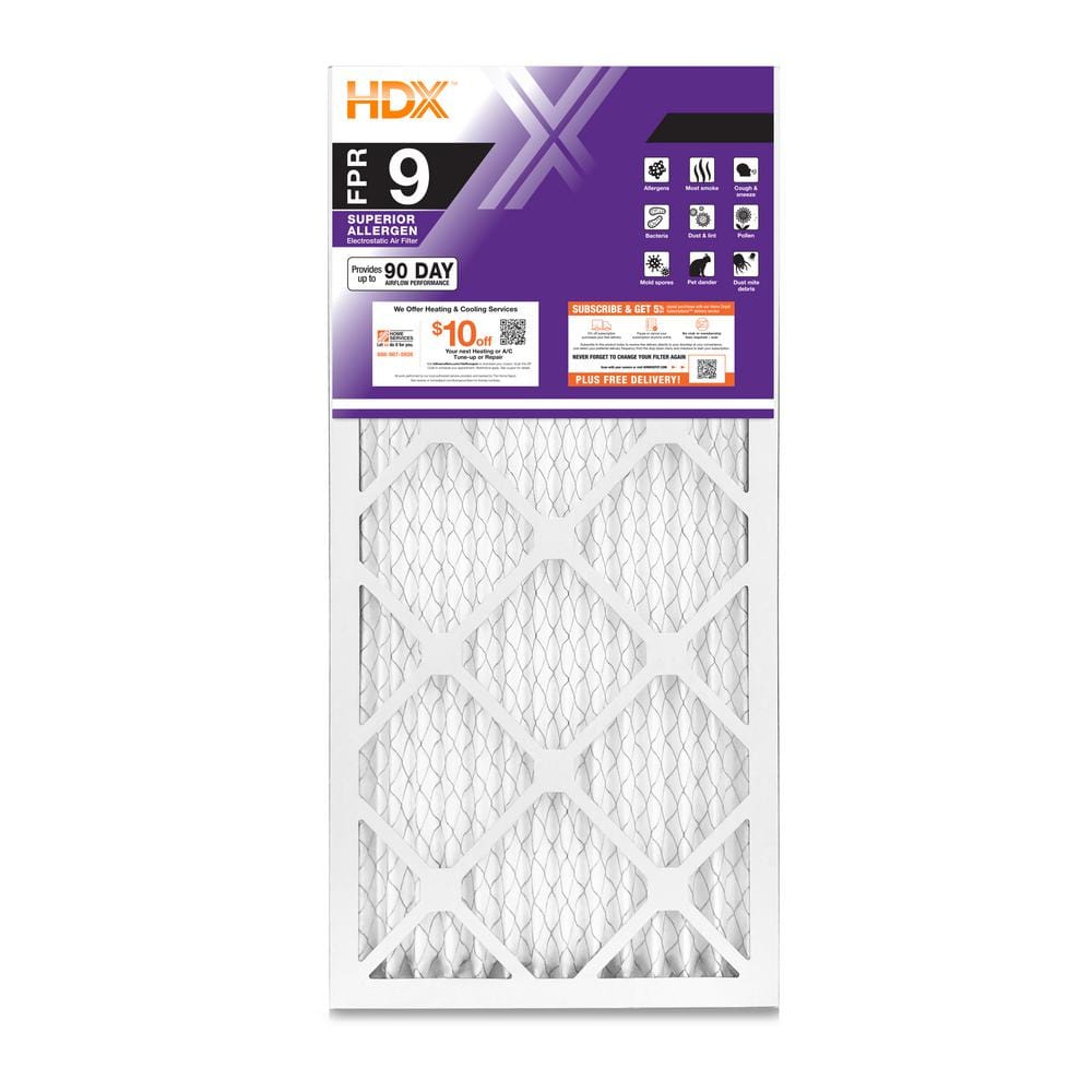 HDX 14 in. x 24 in. x 1 in. Superior Pleated Air Filter FPR 9