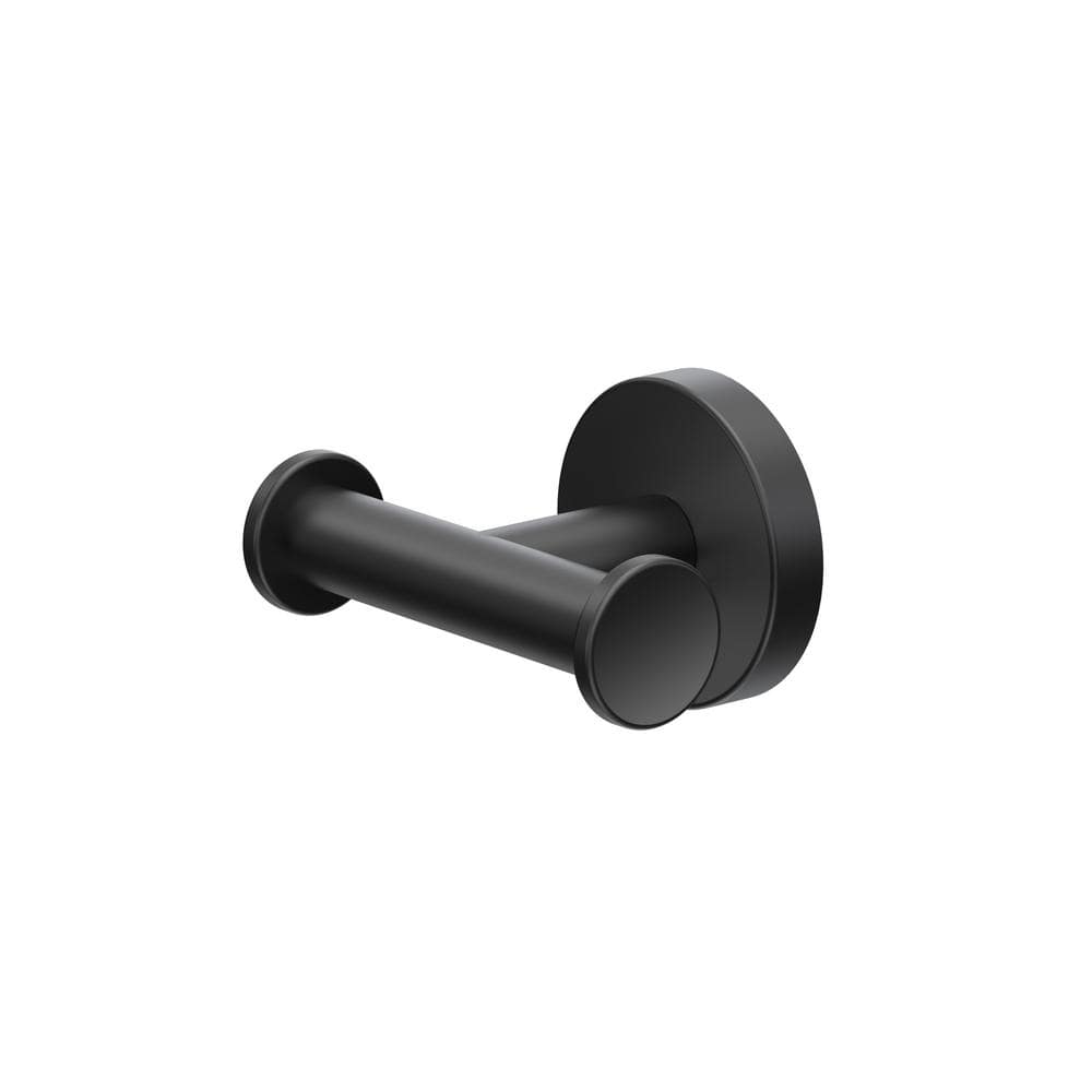 Level Robe Hook in Matte Black