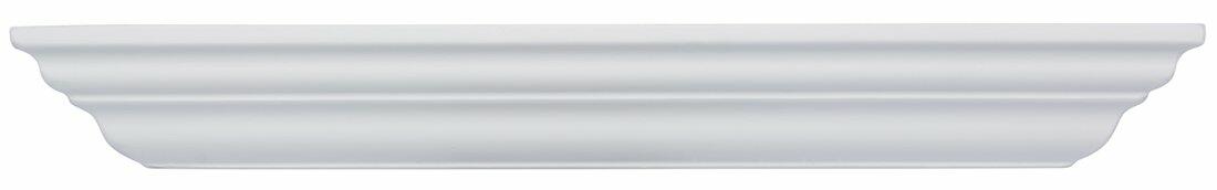 DURAline Elegant Floating Wall Shelf, White, 7.5 x 60 x 12.5 cm