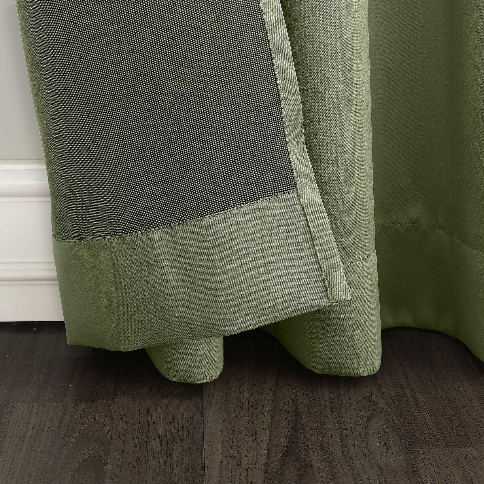 Sun Zero Barrow Energy Efficient Grommet Curtain Single Panel