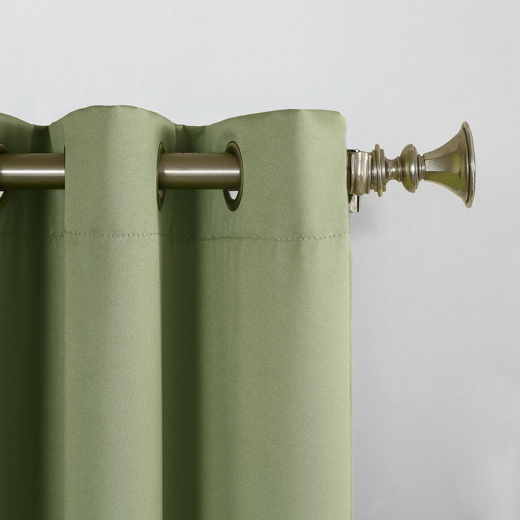 Sun Zero Barrow Energy Efficient Grommet Curtain Single Panel