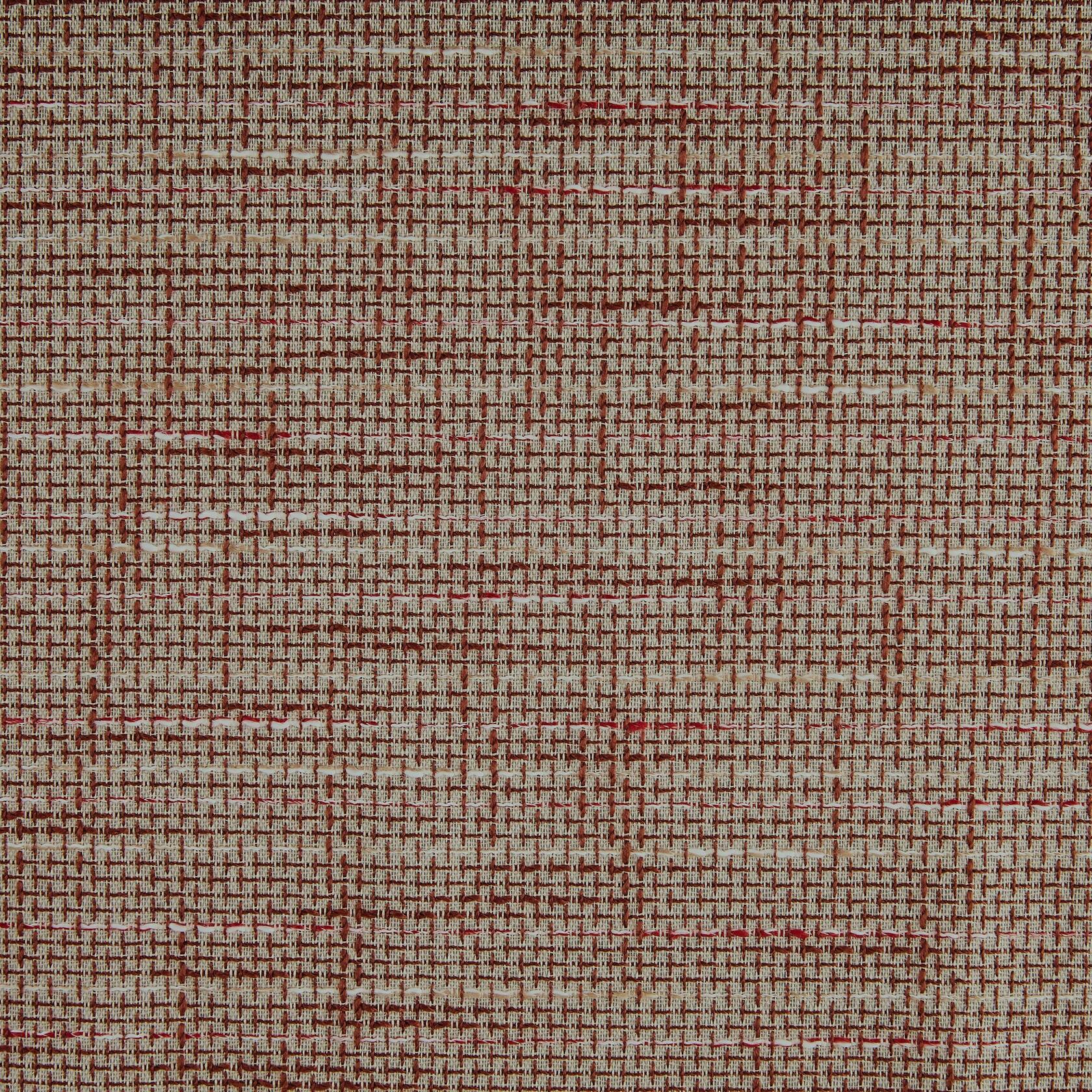 Sun Zero Brooks Burlap Weave Thermal Extreme Total Blackout Grommet Curtain Panel, 52" x 96", Deep Red/Linen