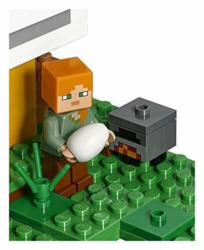 LEGO Minecraft The Chicken Coop 21140 Building Kit , 84 months to 168 months(198 Pieces)