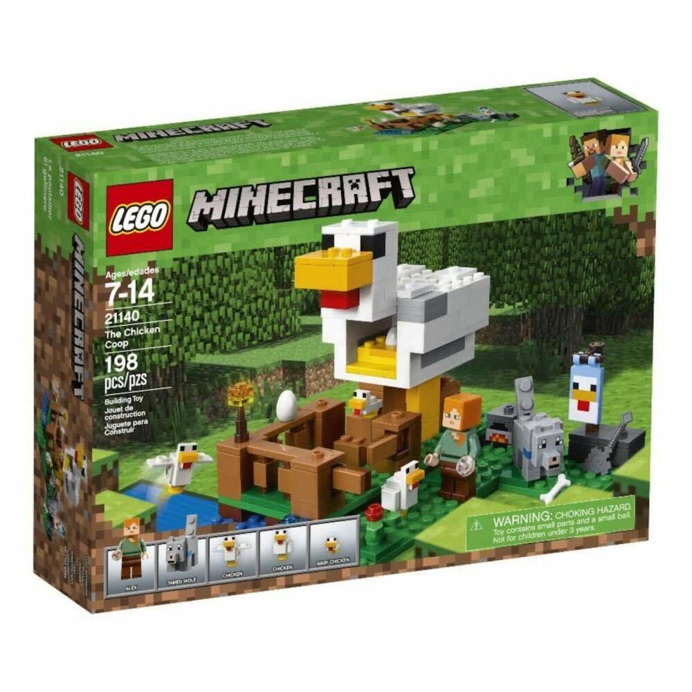 LEGO Minecraft The Chicken Coop 21140 Building Kit , 84 months to 168 months(198 Pieces)