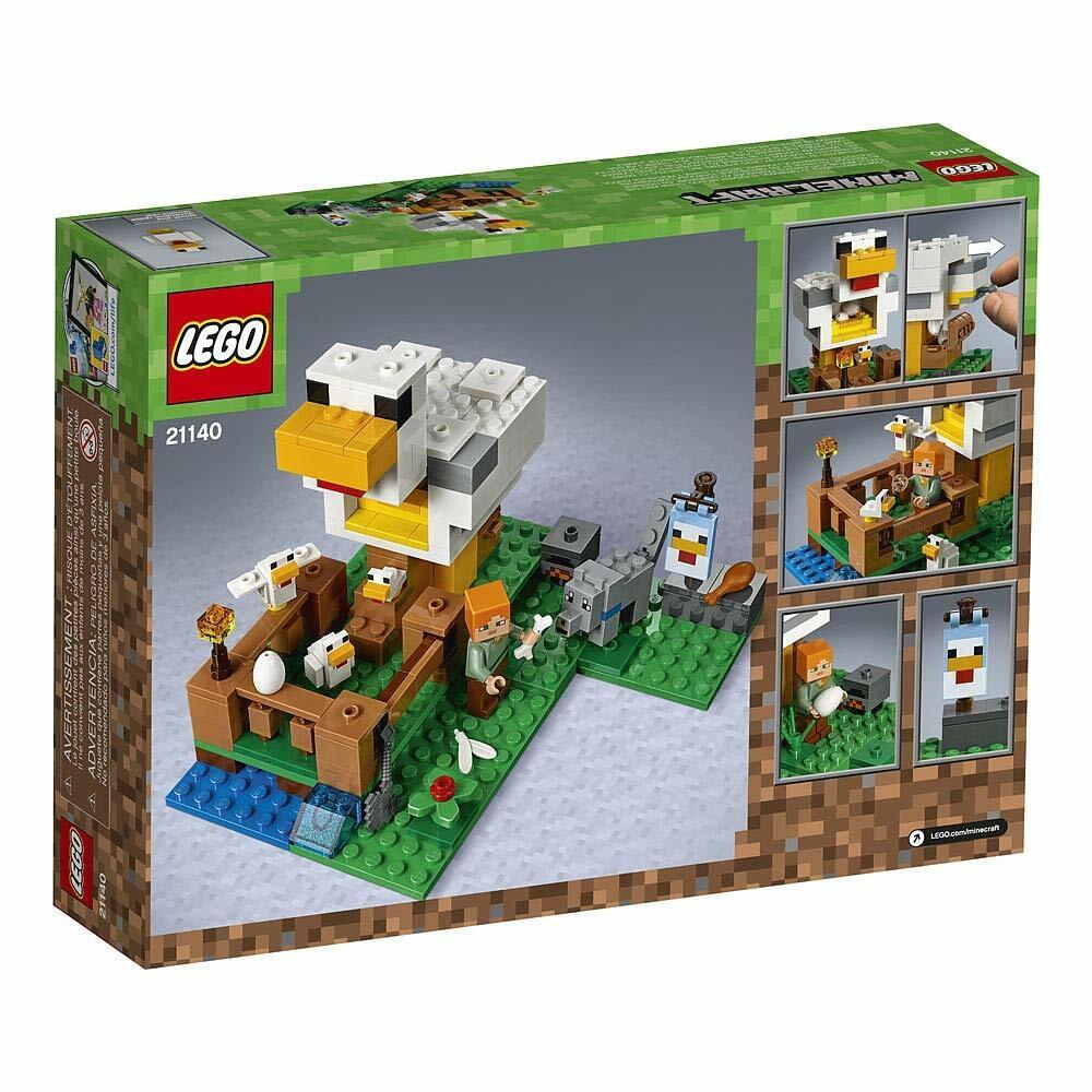 LEGO Minecraft The Chicken Coop 21140 Building Kit , 84 months to 168 months(198 Pieces)