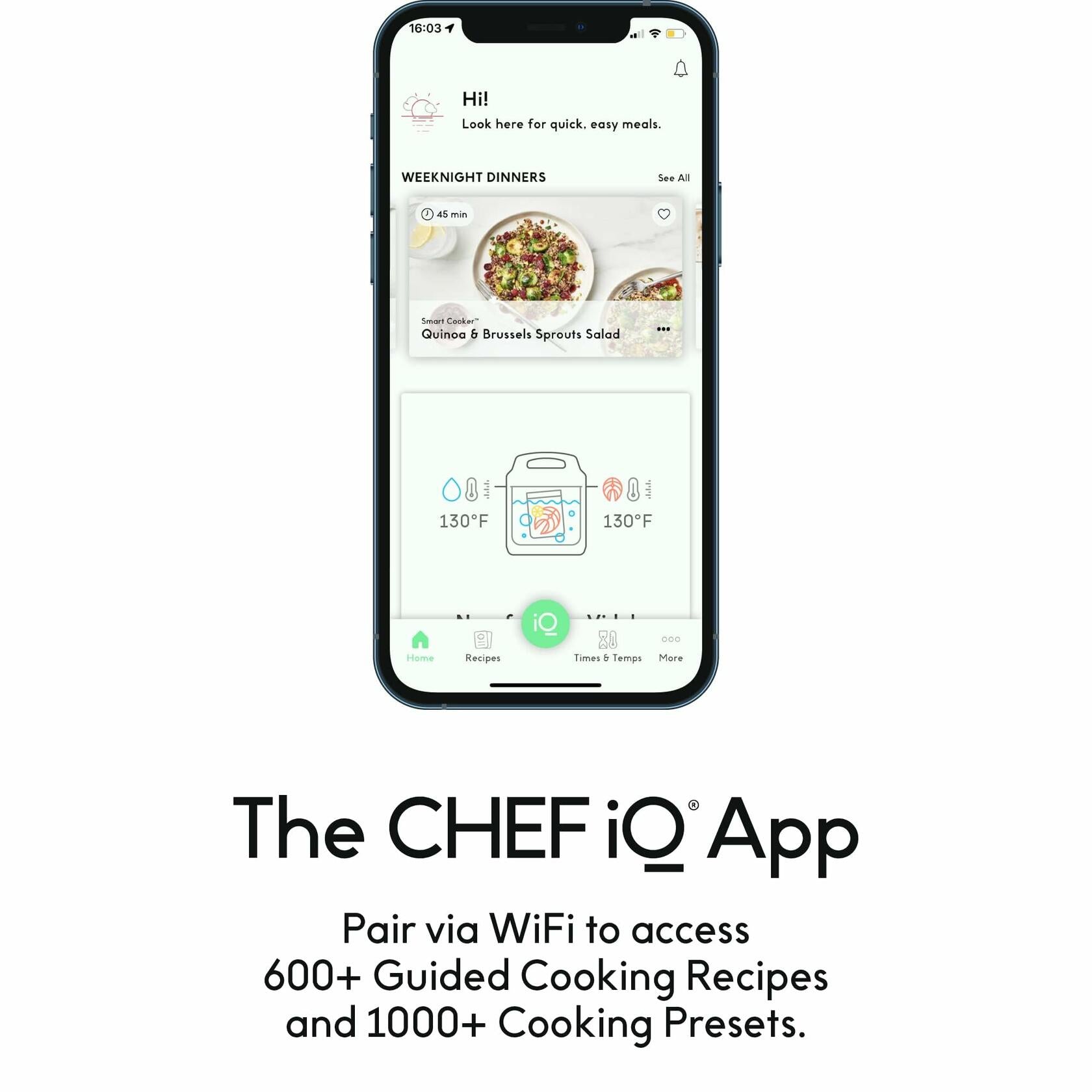 CHEF iQ Smart Pressure Cooker with WiFi and Built-in Scale - Easy-to-Use 10-in-1 Multicooker with 500+ Guided Recipes - Rice Cooker, Slow Cooker, Instant Meals for Foodies - 6 Quart - Family Size