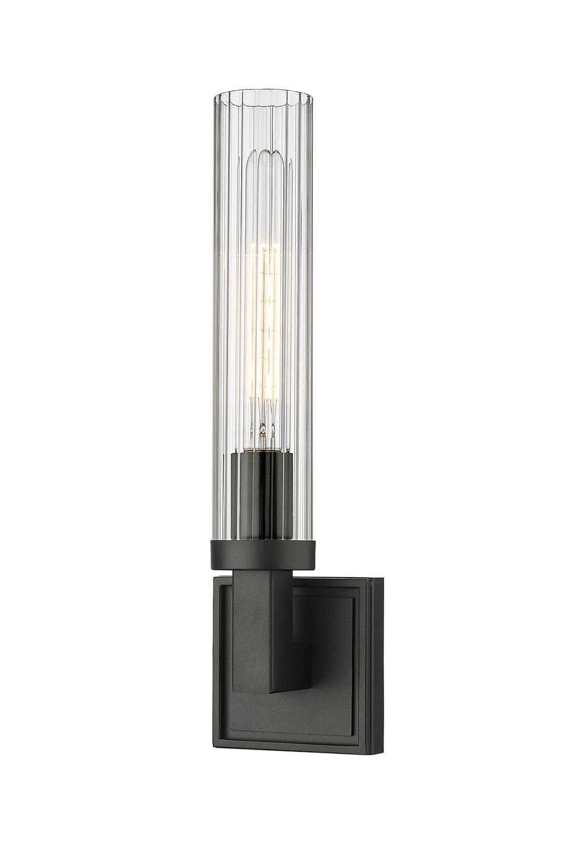 Z-Lite 3031-1S-BRZ Beau Wall Sconce, 1-Light 60 Watts, Bronze
