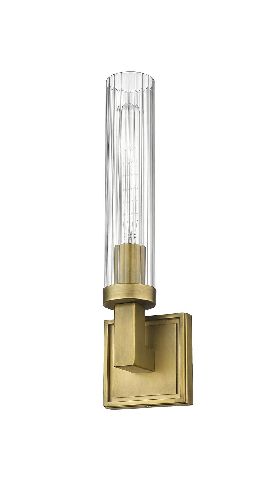Z-Lite 3031-1S-BRZ Beau Wall Sconce, 1-Light 60 Watts, Bronze