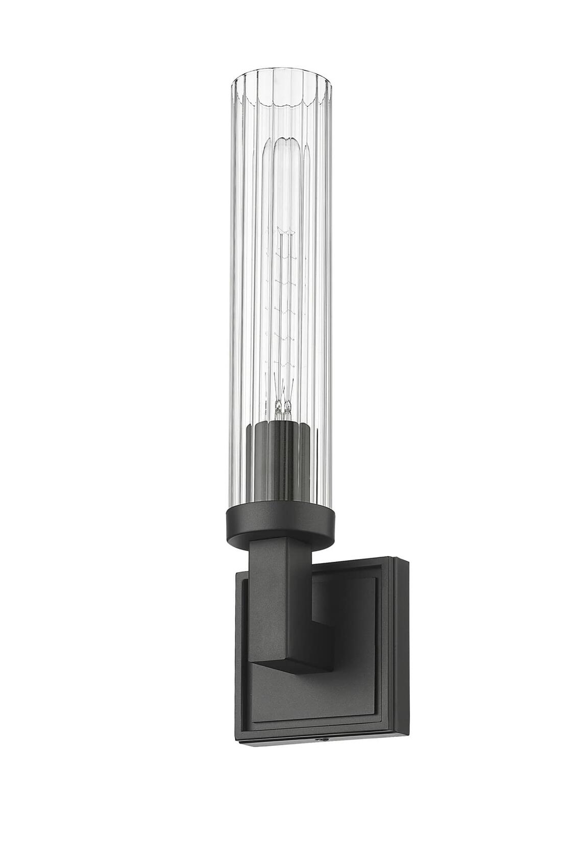 Z-Lite 3031-1S-BRZ Beau Wall Sconce, 1-Light 60 Watts, Bronze