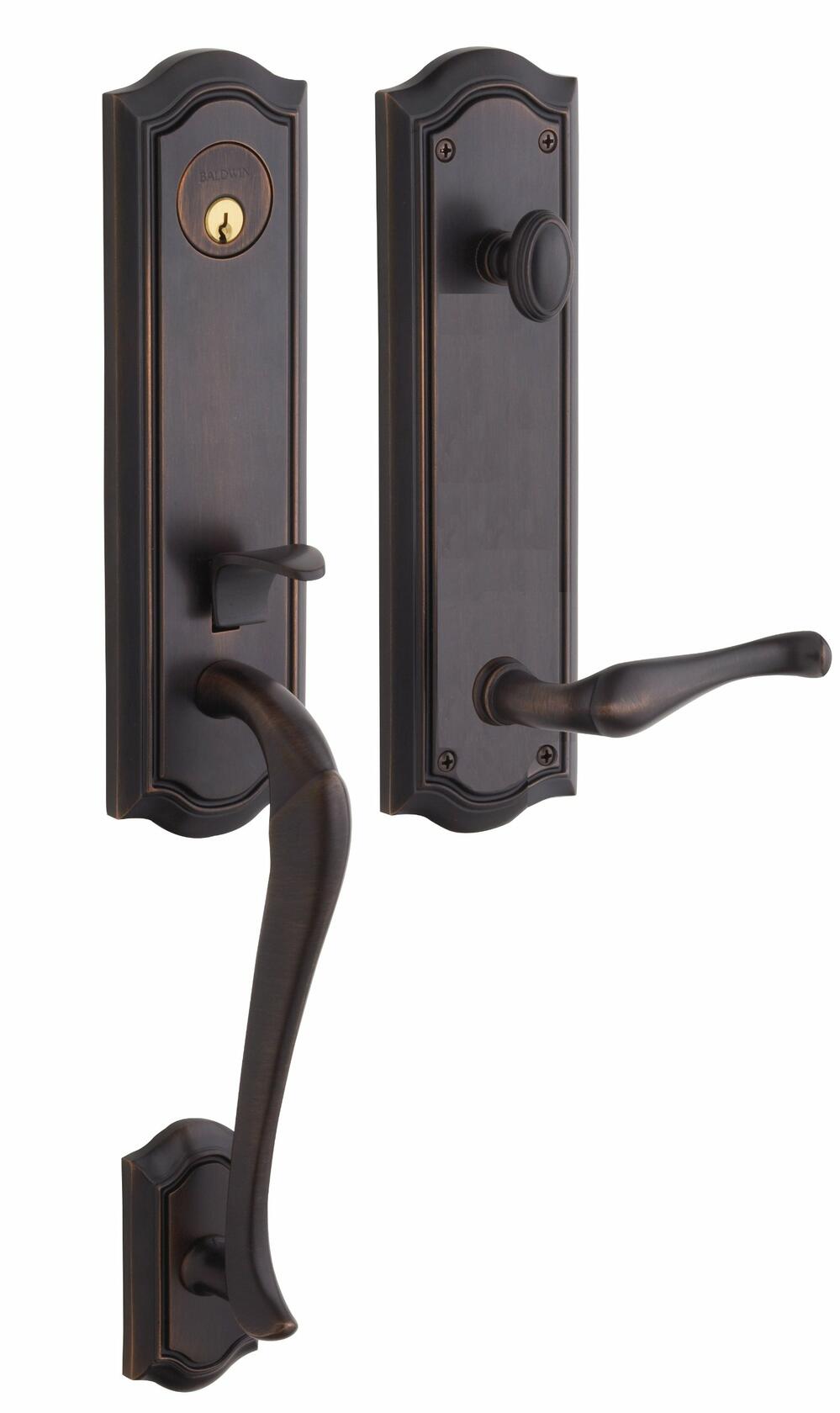 Baldwin 85337.112.Rent Bethpage Emergency Exit Right Hand Handleset with Bethpage Lever, Venetian Bronze
