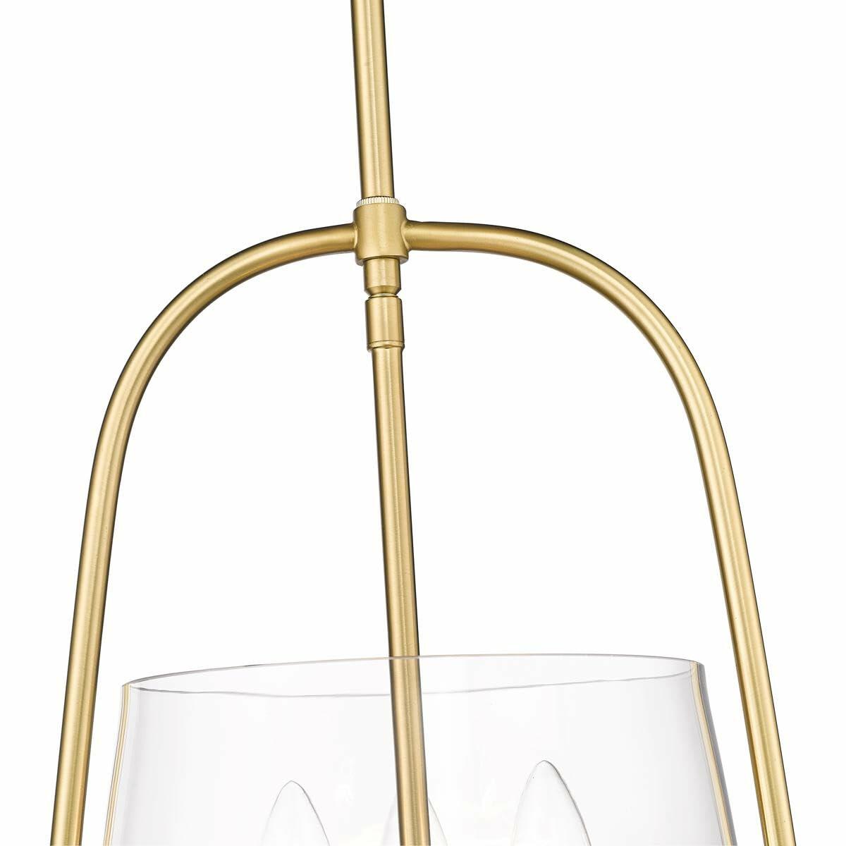 Z-Lite 3041P12-MGLD Archis Pendant, 3-Light 180 Total Watts, Modern Gold