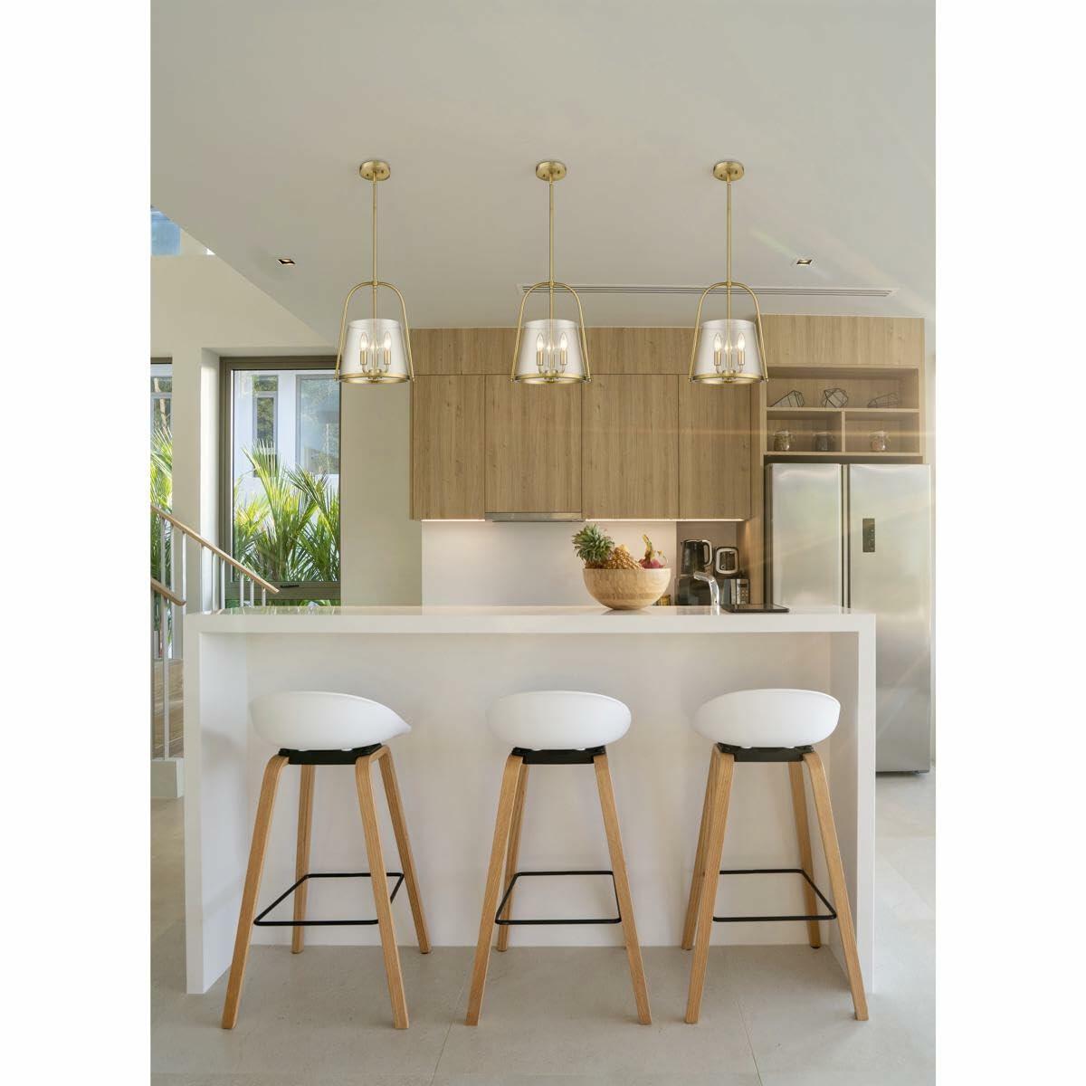 Z-Lite 3041P12-MGLD Archis Pendant, 3-Light 180 Total Watts, Modern Gold