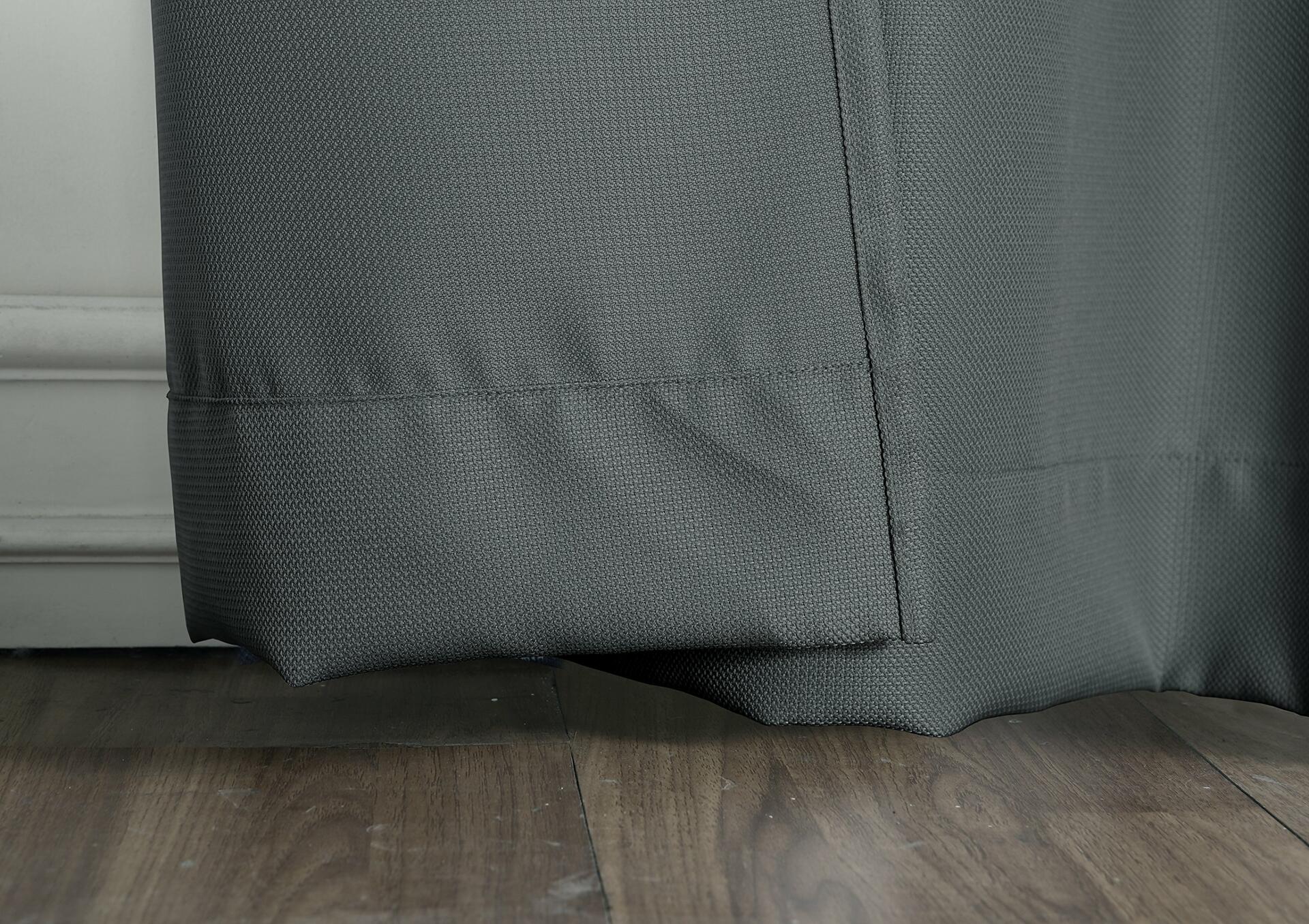 No. 918 Montego Casual Textured Semi-Sheer Grommet Curtain Panel