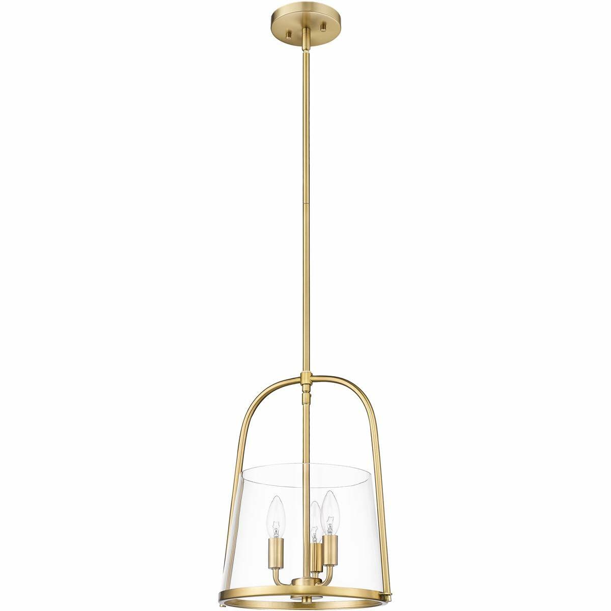 Z-Lite 3041P12-MGLD Archis Pendant, 3-Light 180 Total Watts, Modern Gold