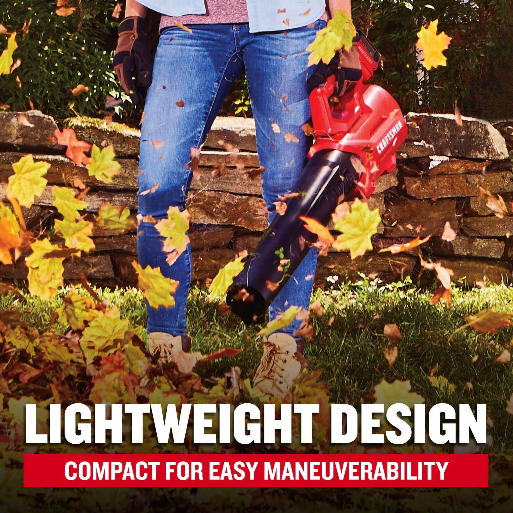 CRAFTSMAN V20 Cordless Axial Leaf Blower Kit with 4.0 Ah Battery and Charger (CMCBL700M1)