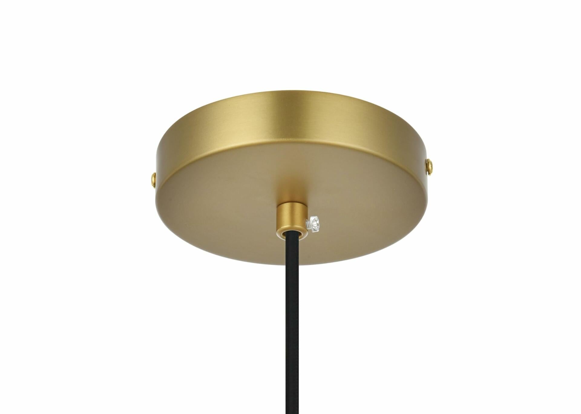 Living District Indoor Modern Home Decorative Bright Ceiling Baxter 1 Light Chrome Pendant with Clear Glass