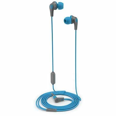 JLab - JBuds Pro Signature Wired Earbud Headphones - Gray/Blue