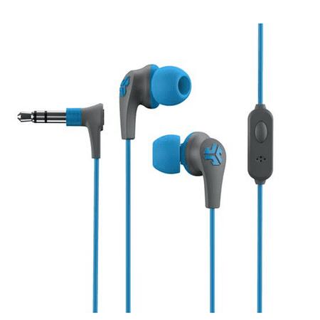 JLab - JBuds Pro Signature Wired Earbud Headphones - Gray/Blue