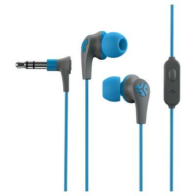 JLab - JBuds Pro Signature Wired Earbud Headphones - Gray/Blue