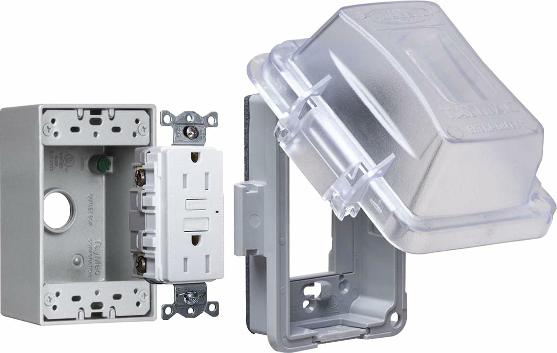 TAYMAC MKG420CS Nonmetallic Extra Duty Complete in-Use Cover 15 Amp WRTR Self