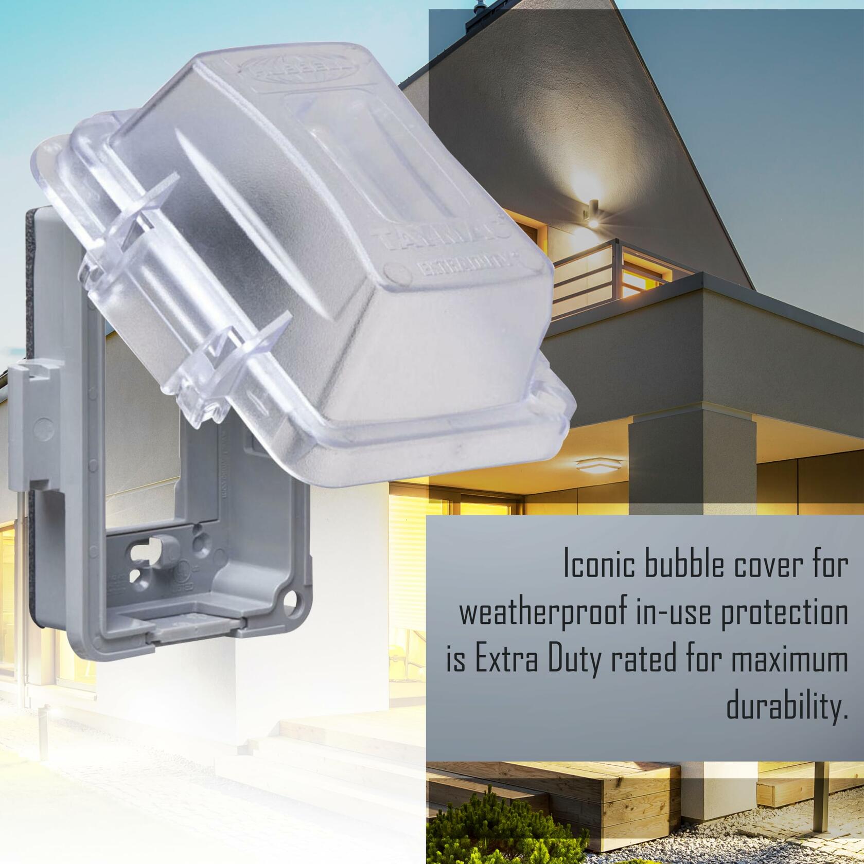TAYMAC MKG420CS Nonmetallic Extra Duty Complete in-Use Cover 15 Amp WRTR Self