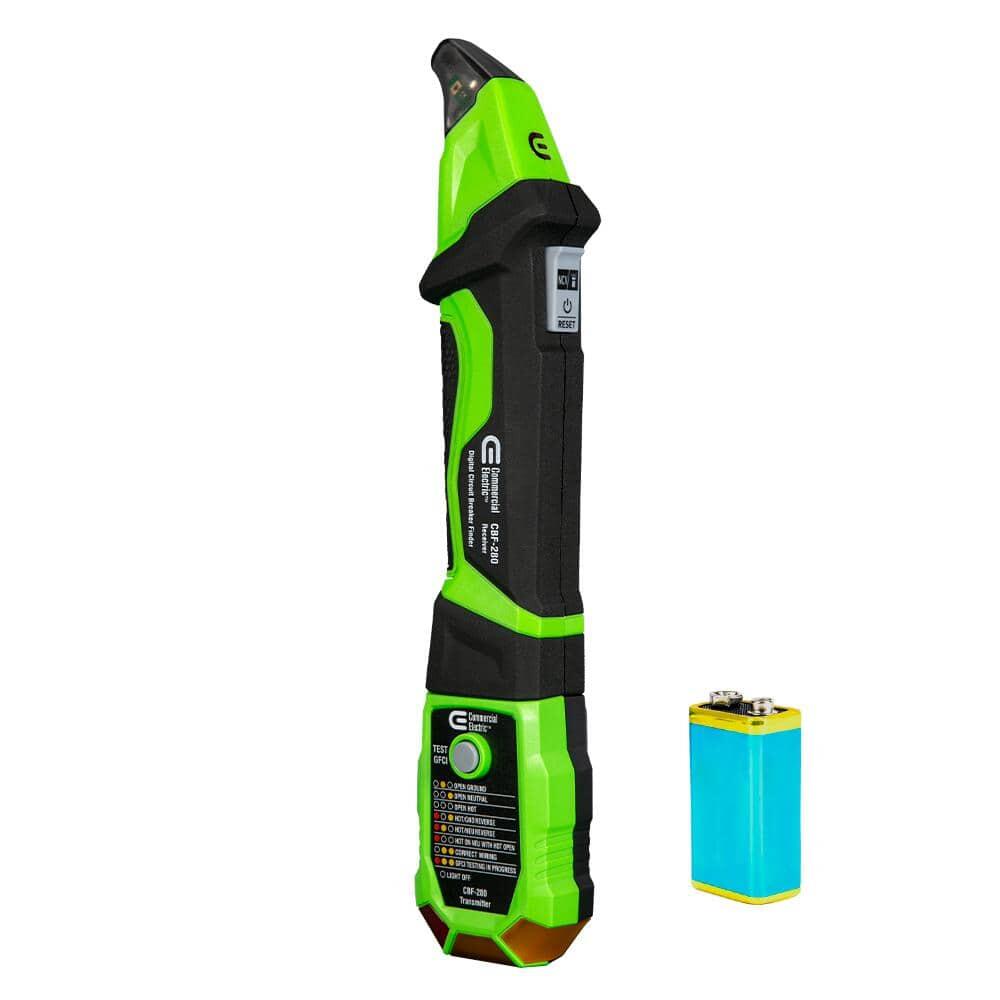 Digital Circuit Breaker Finder with GFCI Outlet Tester