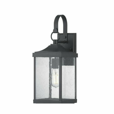 Progress Lighting Park Court 19  Outdoor Wall Lantern with Clear Seeded Glass